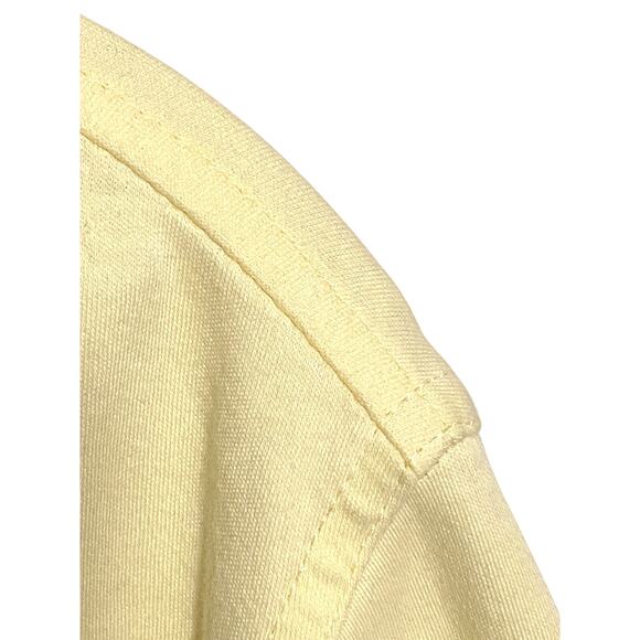 Tasso Elba Light Yellow Polo Shirt Mens S Preppy Casual Classic Pastel Spring - Picture 3 of 7